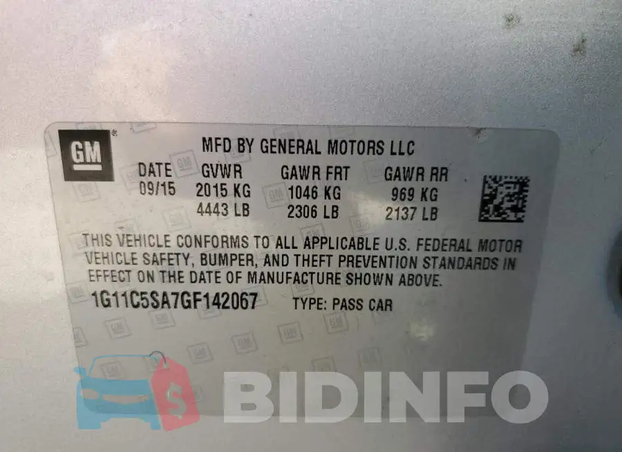 1G11C5SA7GF142067 Photo# 10
