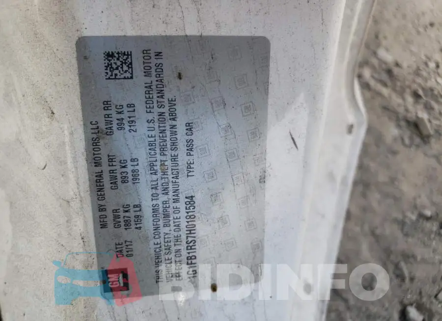1G1FB1RS7H0181584 Photo# 10