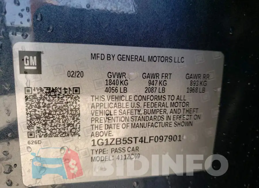 1G1ZB5ST4LF097901 Photo# 10