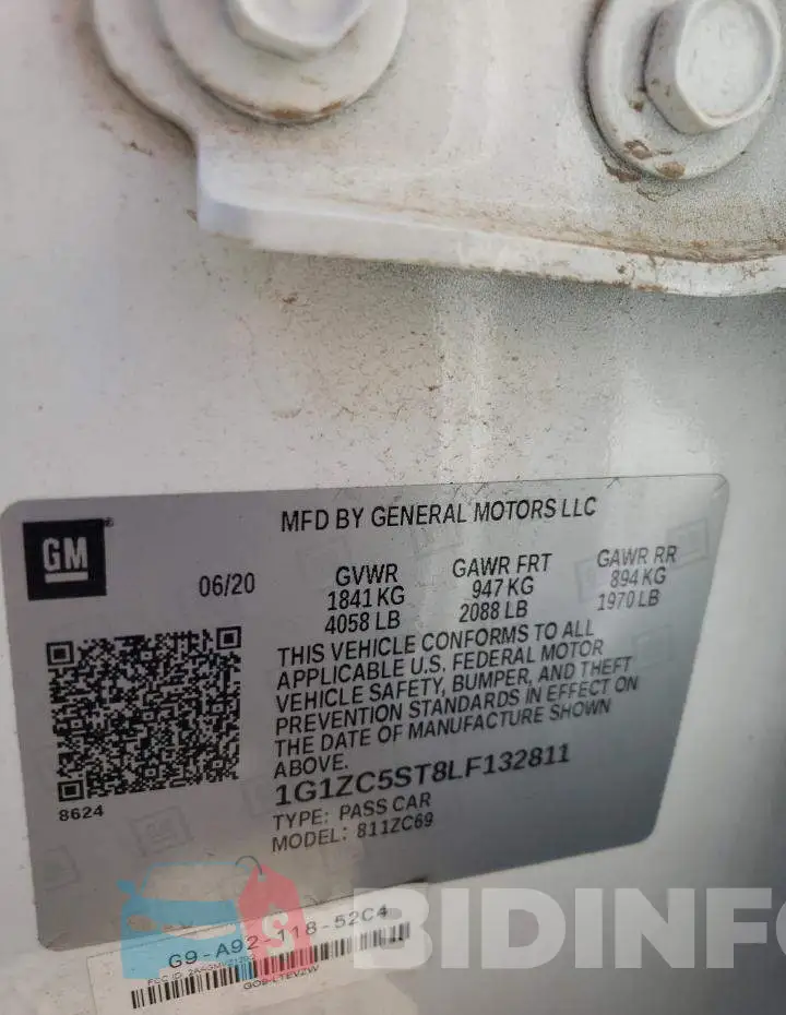 1G1ZC5ST8LF132811 Photo# 10