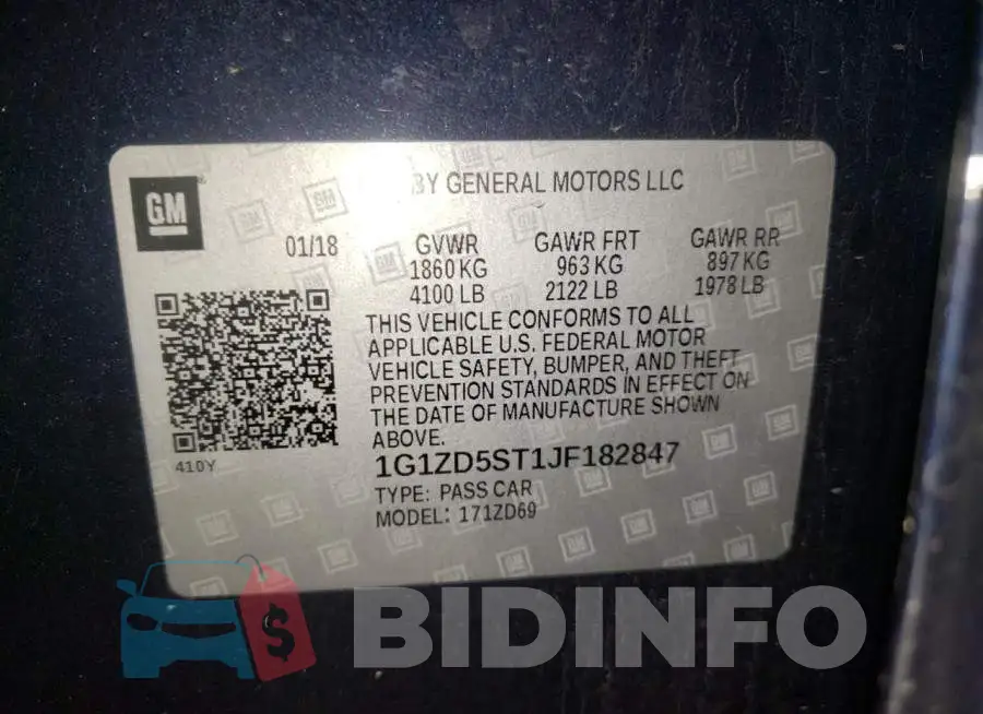1G1ZD5ST1JF182847 Photo# 10