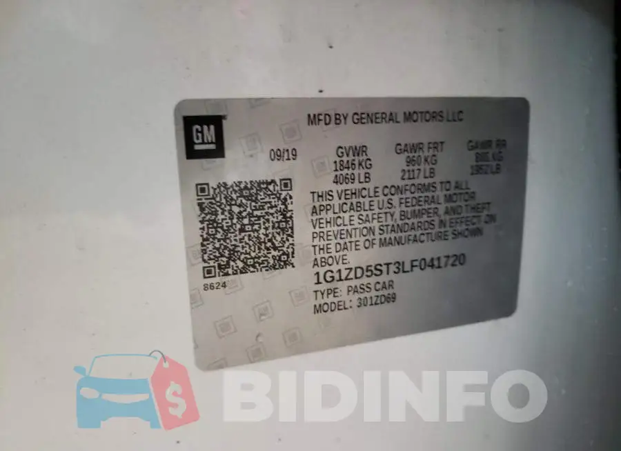 1G1ZD5ST3LF041720 Photo# 10