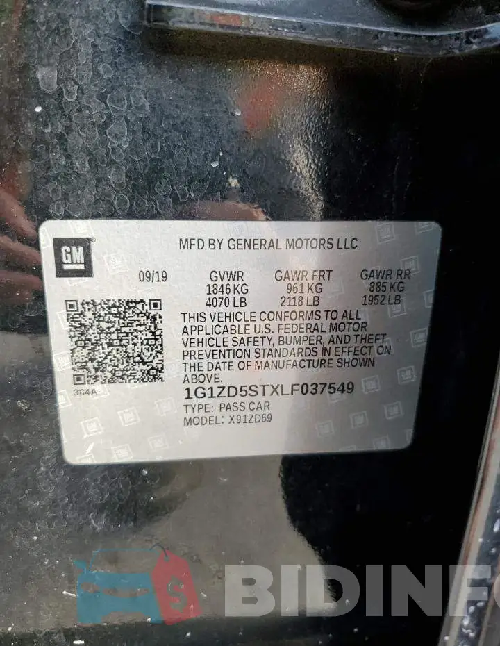 1G1ZD5STXLF037549 Photo# 10