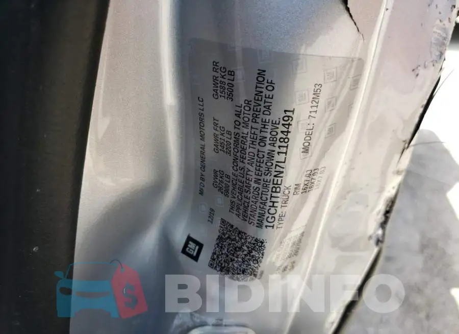 1GCHTBEN7L1184491 Photo# 10