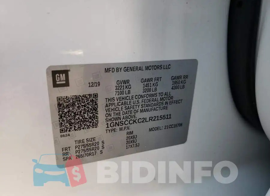 1GNSCCKC2LR215511 Photo# 10