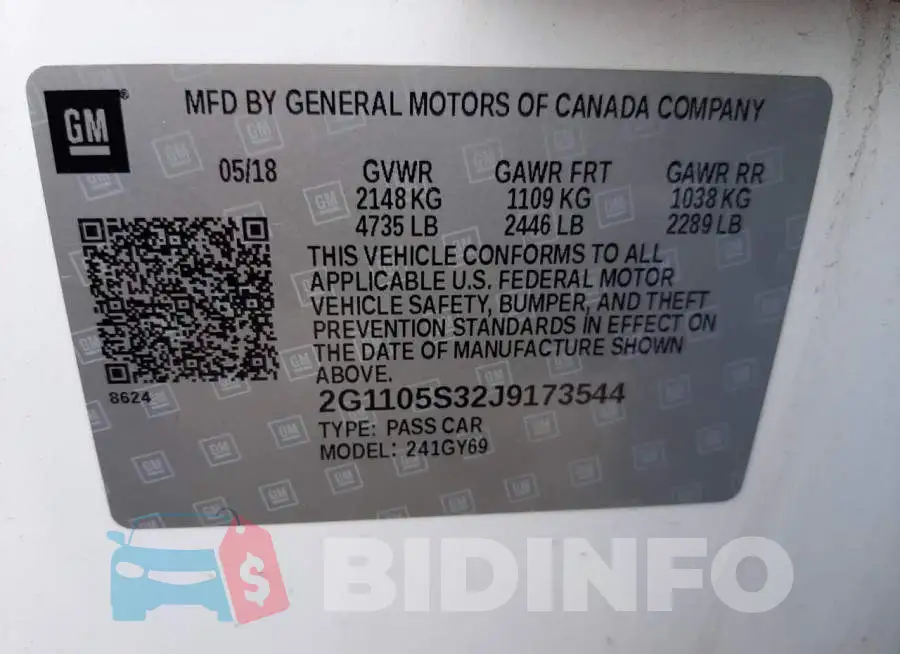 2G1105S32J9173544 Photo# 10