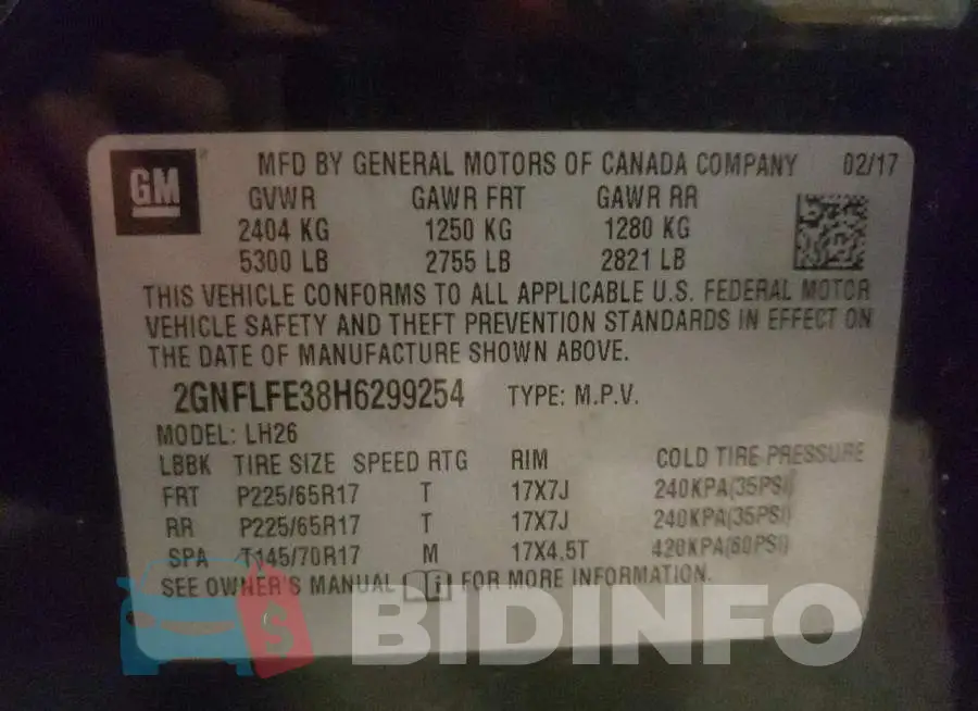 2GNFLFE38H6299254 Photo# 10