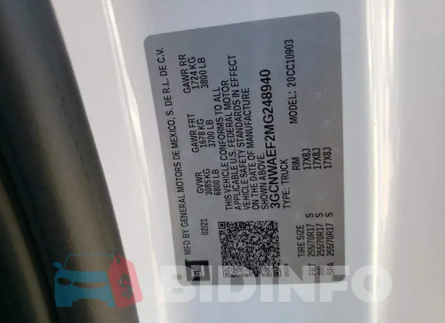 3GCNWAEF2MG248940 Photo# 10