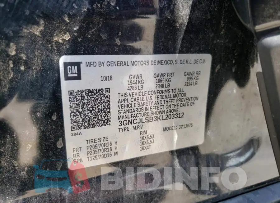 3GNCJLSB3KL203312 Photo# 10
