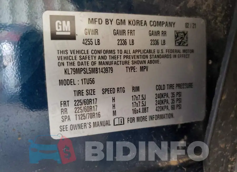 KL79MPSL5MB143979 Photo# 10