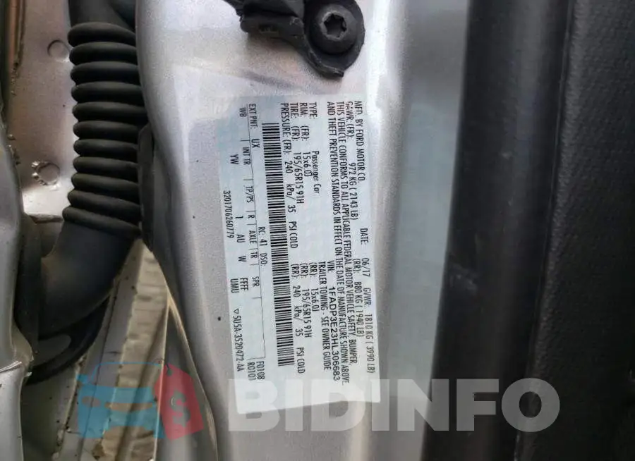 1FADP3E23HL306683 Photo# 10