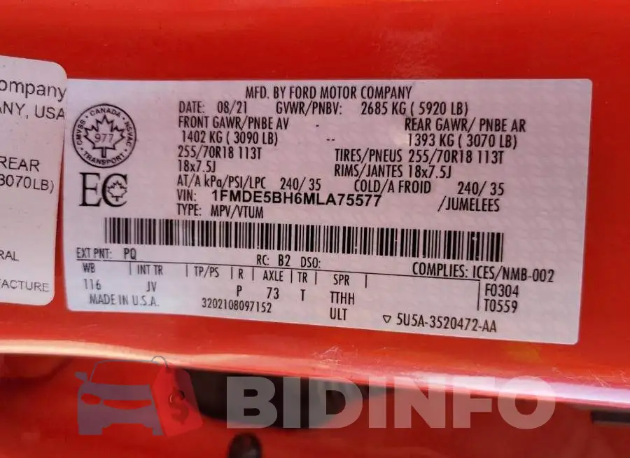 1FMDE5BH6MLA75577 Photo# 10