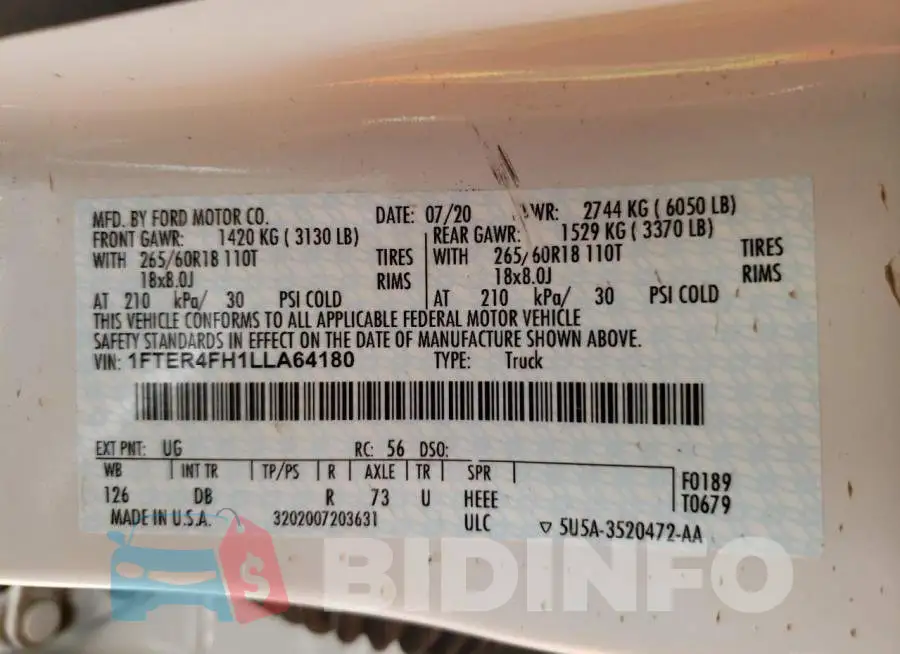 1FTER4FH1LLA64180 Photo# 10