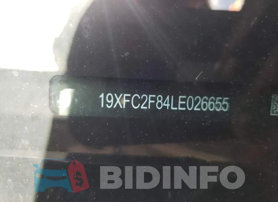19XFC2F84LE026655 Photo# 10