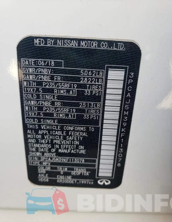 3PCAJ5M39KF113078 Photo# 10