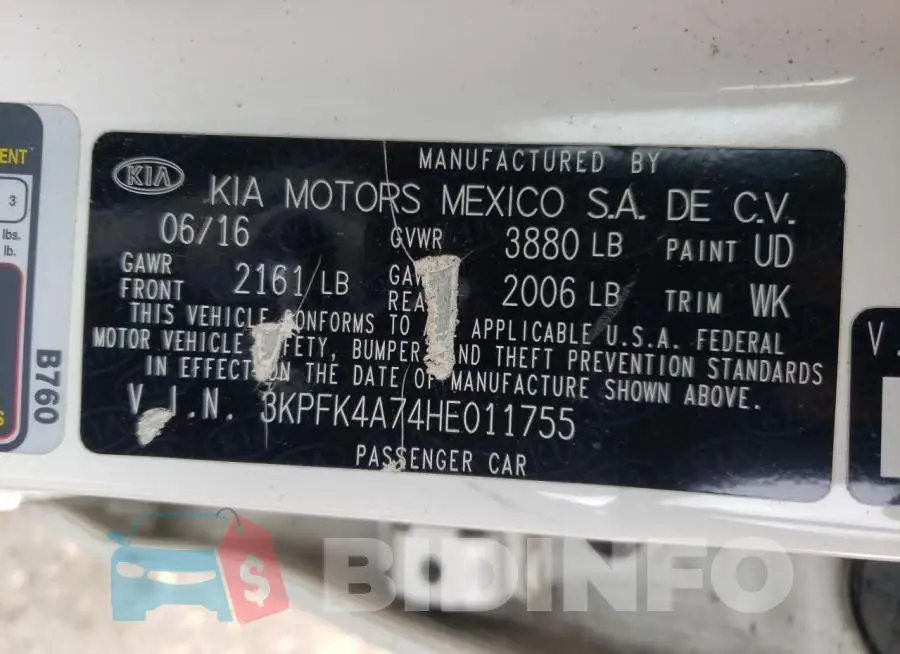 3KPFK4A74HE011755 Photo# 10