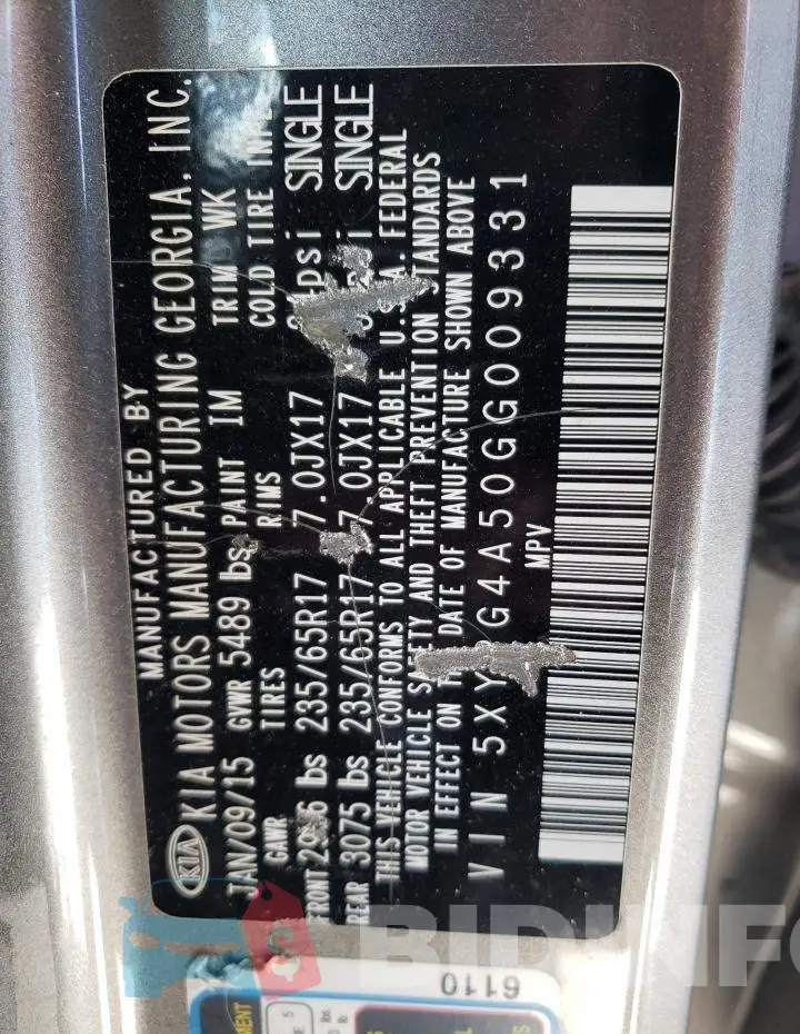 5XYPG4A50GG009331 Photo# 10