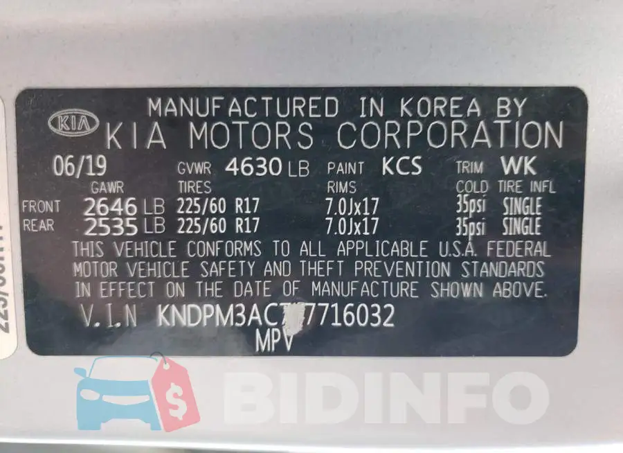 KNDPM3AC7L7716032 Photo# 10