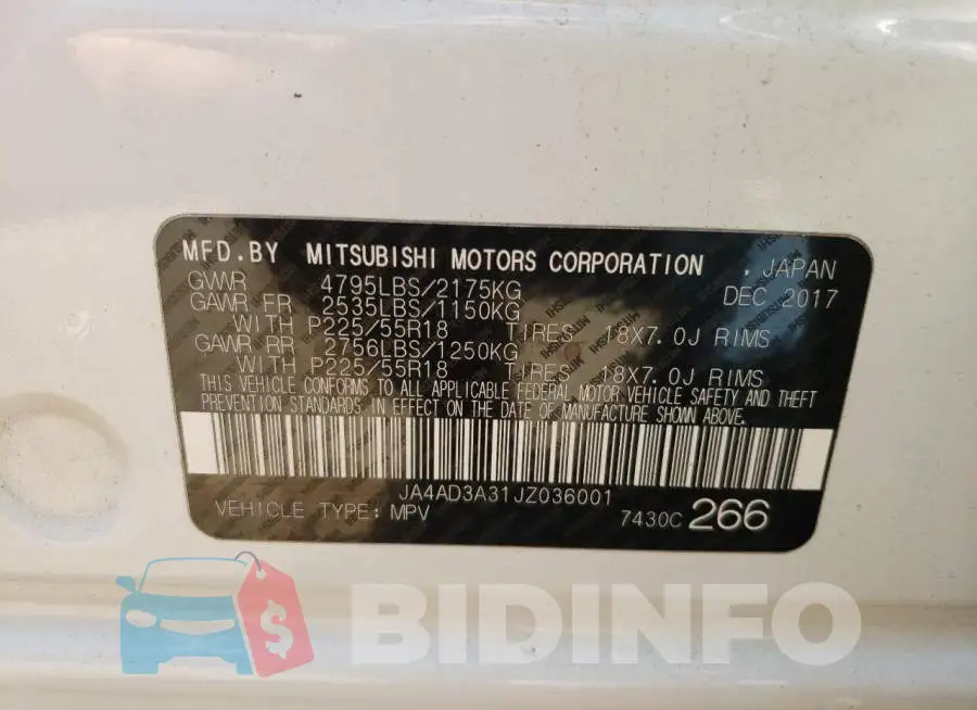 JA4AD3A31JZ036001 Photo# 10