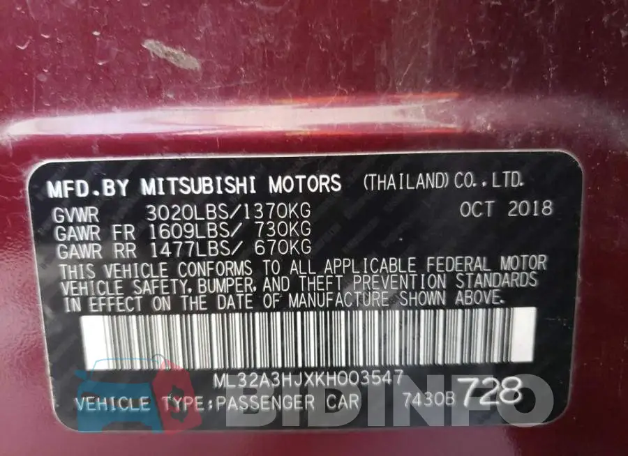ML32A3HJXKH003547 Photo# 10