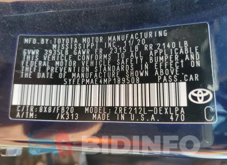 5YFEPMAE4MP189508 Photo# 10