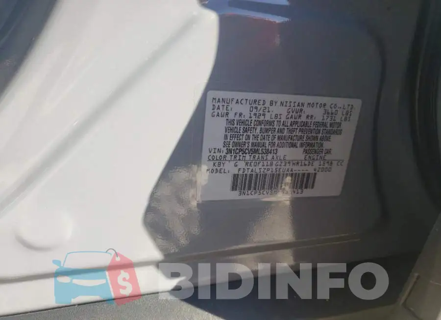 3N1CP5CV5ML538413 Photo# 10