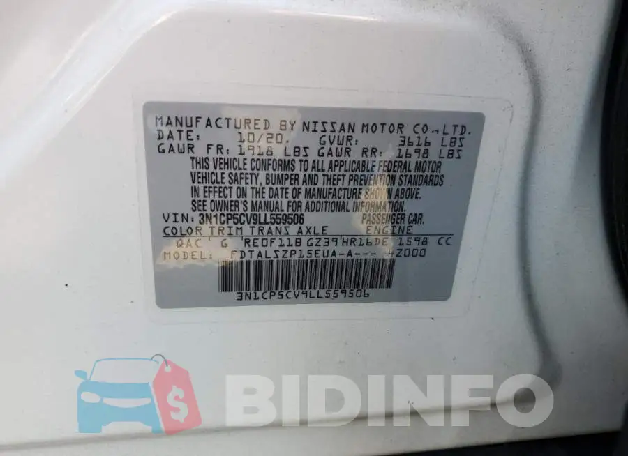 3N1CP5CV9LL559506 Photo# 10