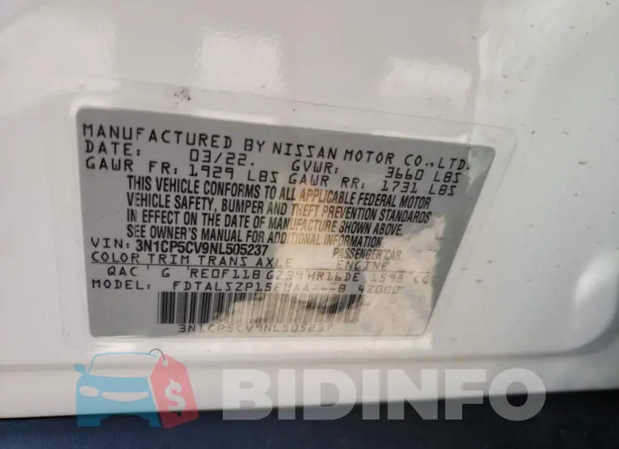 3N1CP5CV9NL505237 Photo# 10