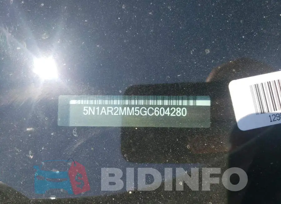 5N1AR2MM5GC604280 Photo# 10