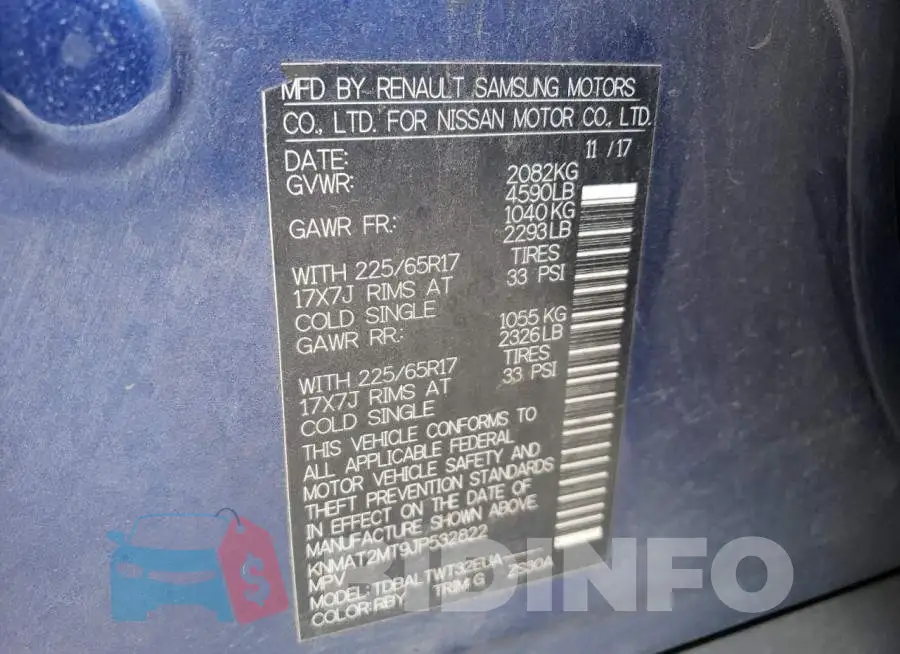 KNMAT2MT9JP532822 Photo# 10
