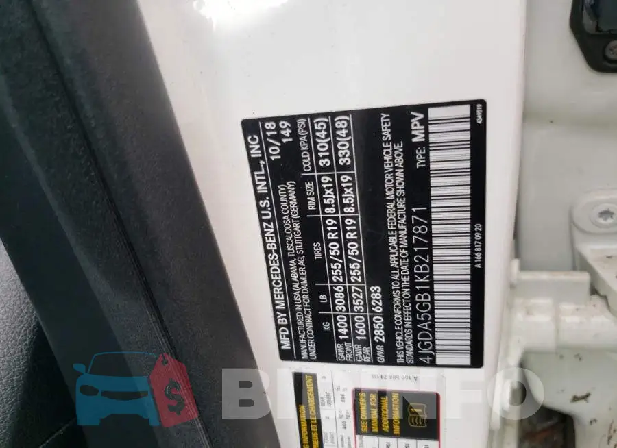 4JGDA5GB1KB217871 Photo# 10