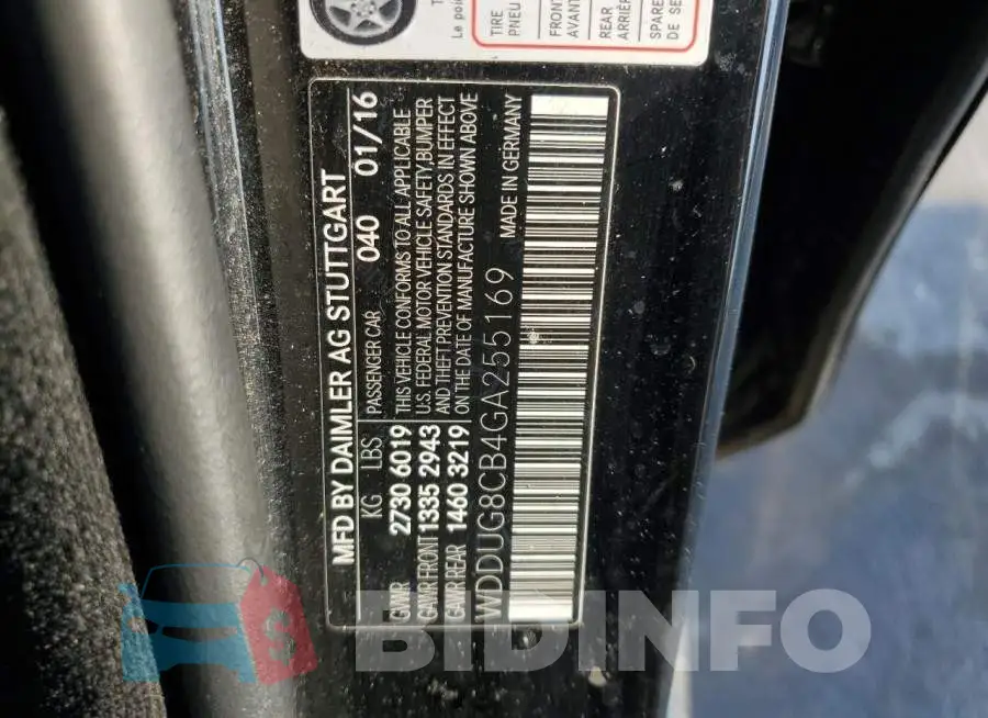 WDDUG8CB4GA255169 Photo# 10