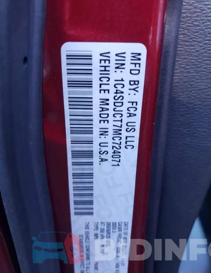 1C4SDJCT7MC724071 Photo# 10