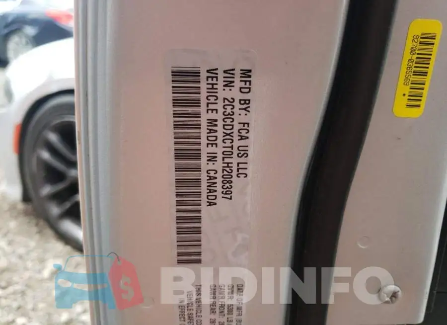 2C3CDXCT0LH208397 Photo# 10