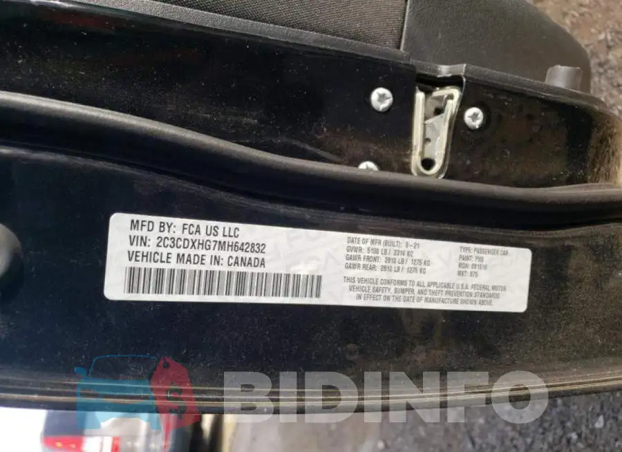 2C3CDXHG7MH642832 Photo# 10