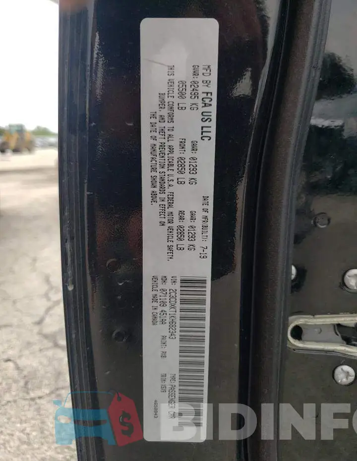 2C3CDXKT1KH682343 Photo# 10