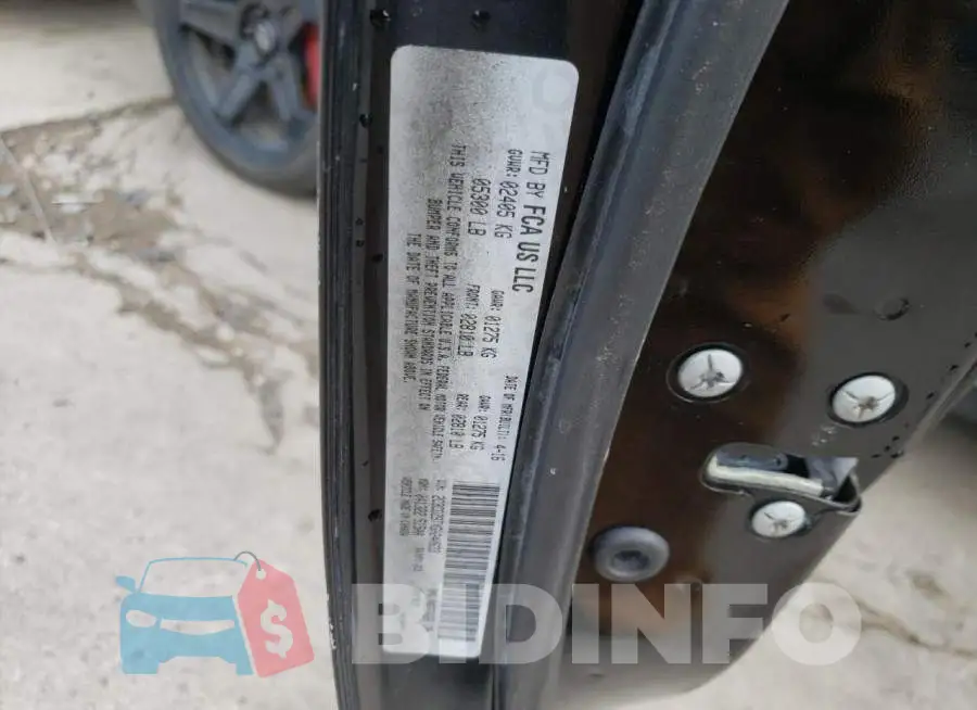 2C3CDZBTXGH240633 Photo# 10
