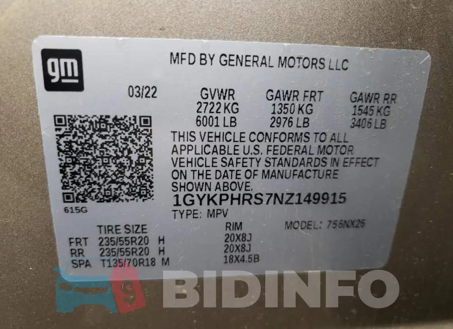1GYKPHRS7NZ149915 Photo# 10