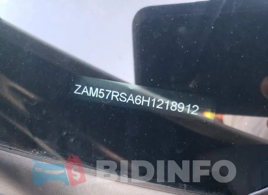 ZAM57RSA6H1218912 Photo# 10