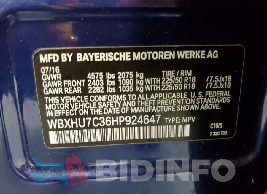 WBXHU7C36HP924647 Photo# 10