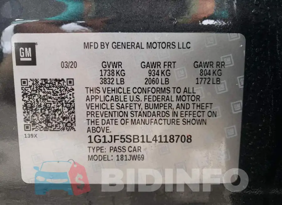 1G1JF5SB1L4118708 Photo# 10