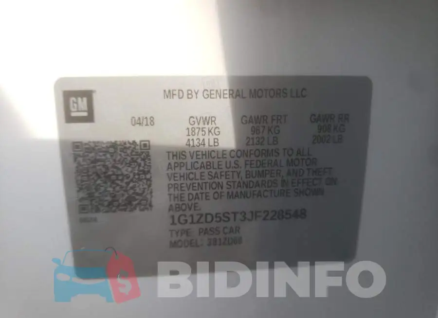 1G1ZD5ST3JF228548 Photo# 10