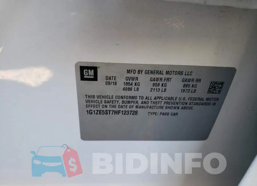 1G1ZE5ST7HF123728 Photo# 10