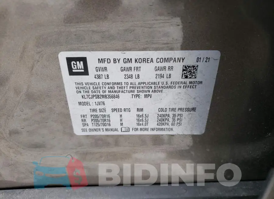 KL7CJPSB2MB356846 Photo# 10