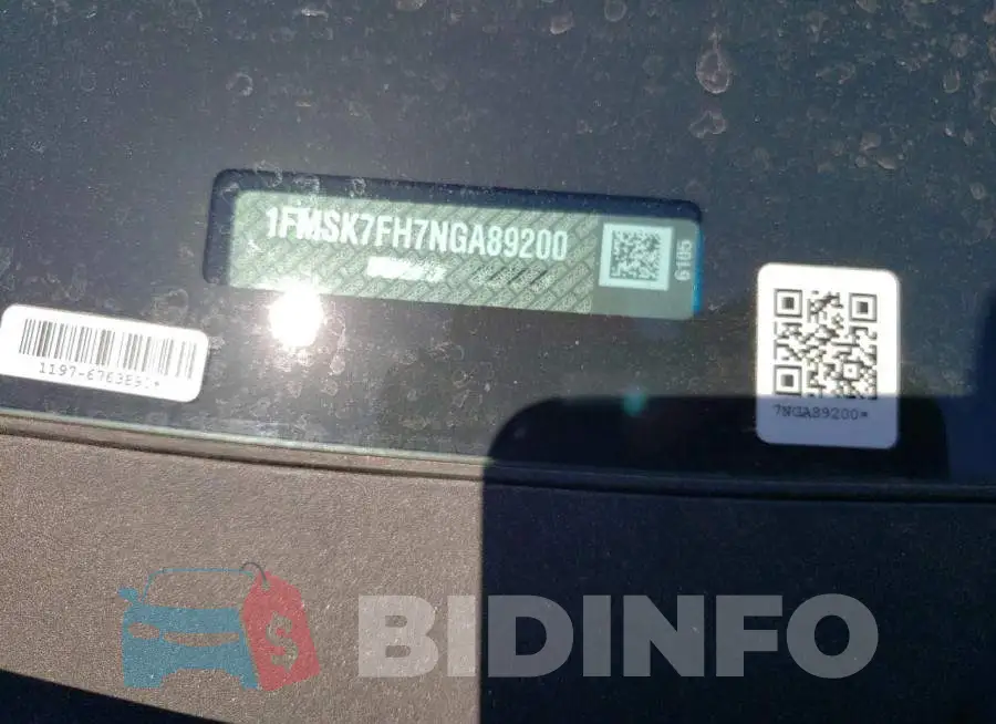1FMSK7FH7NGA89200 Photo# 10
