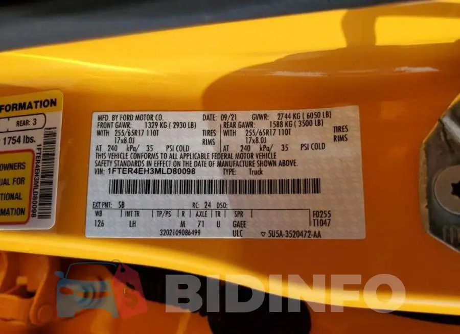 1FTER4EH3MLD80098 Photo# 10