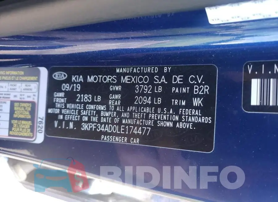3KPF34AD0LE174477 Photo# 10