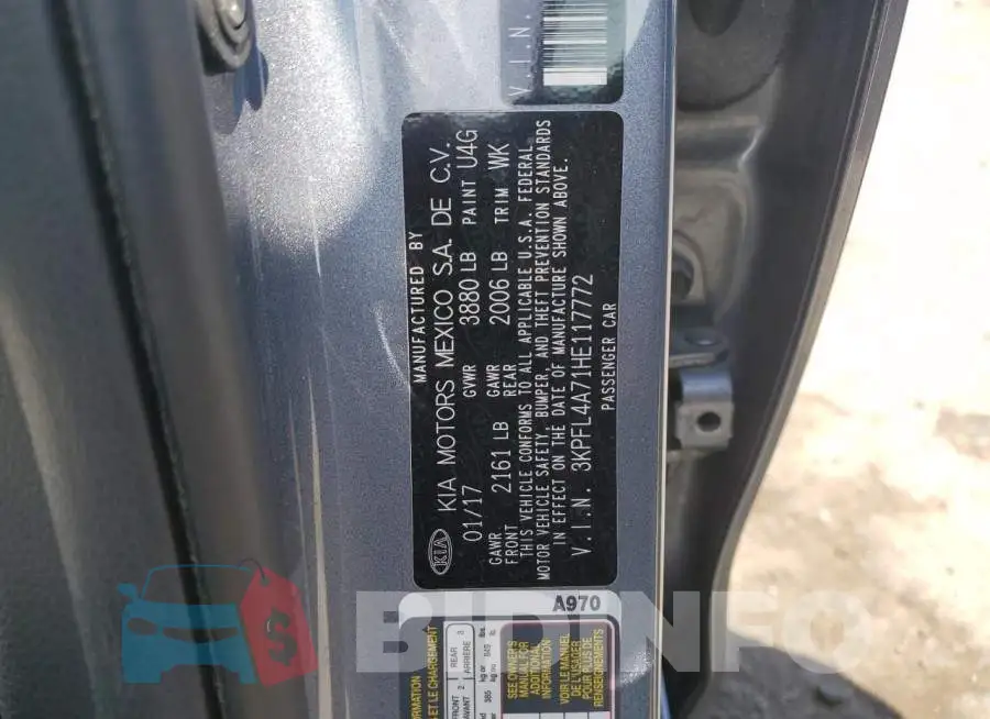 3KPFL4A71HE117772 Photo# 10
