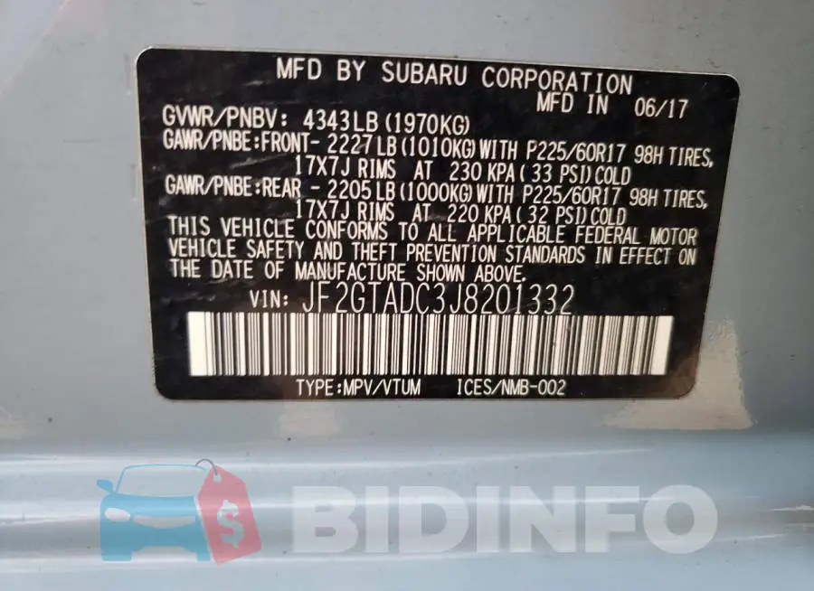 JF2GTADC3J8201332 Photo# 10