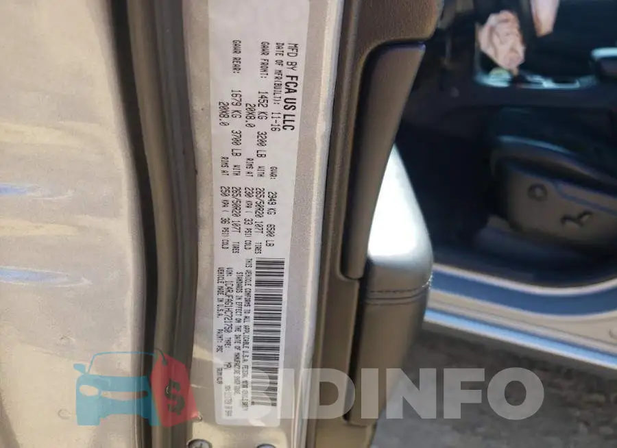 1C4RJFAG1HC721750 Photo# 10